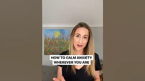 👉How To Calm Anxiety Wherever You Are | #shorts