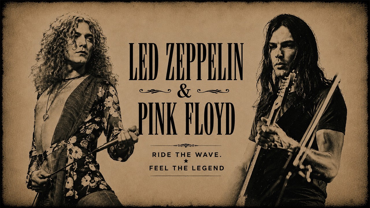 Pink Floyd & Led Zeppelin – Lost 1973 Psychedelic Blues Rock 432Hz