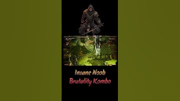 Most INSANE Noob Saibot Brutality Kombo You Have NOT Seen #shorts