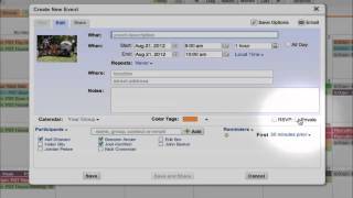 Grooptorial - Calendar