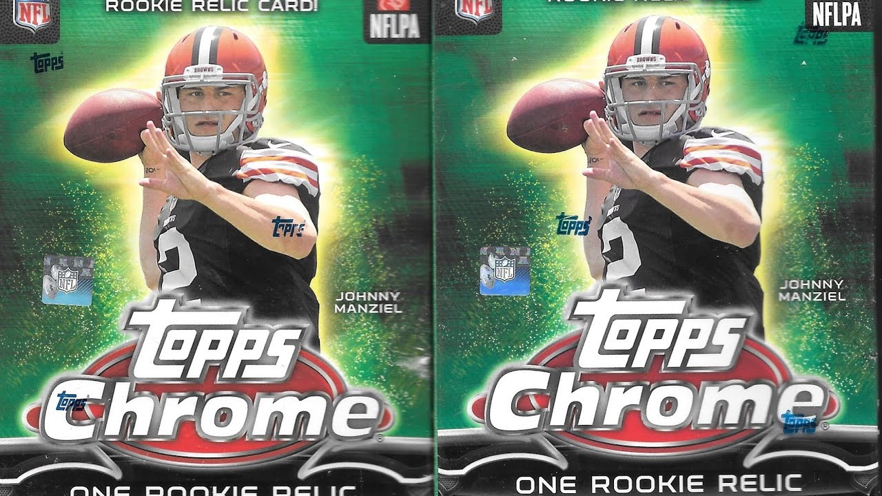 2014 Topps Chrome Football 2 Blaster Box Break / 12 Refractors & 2 Jerseys