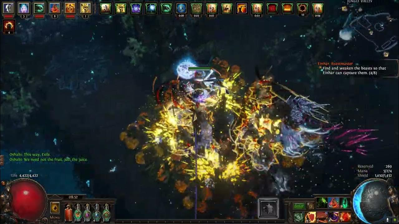 Poison Minions Guardian with Explode chest POE 3.19 Kalandra YouTube