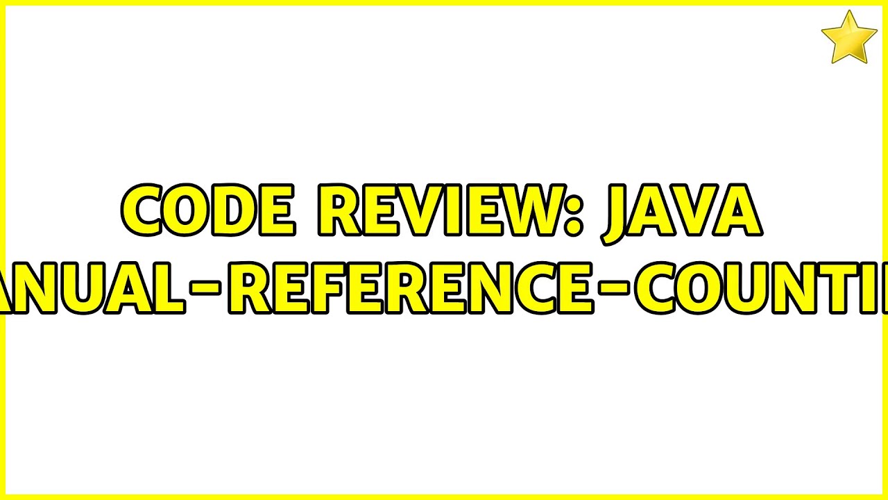 how to do code review java