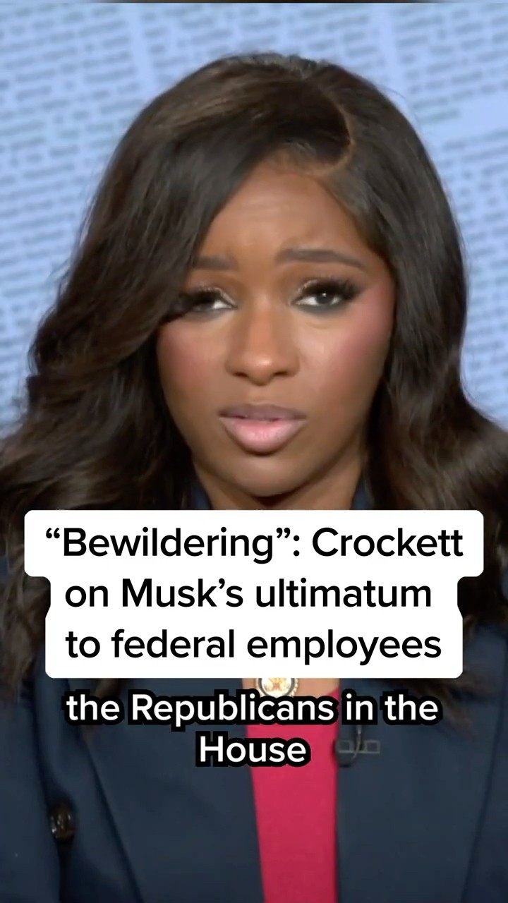 'Bewildering': Crockett on Musk's ultimatum to federal employees