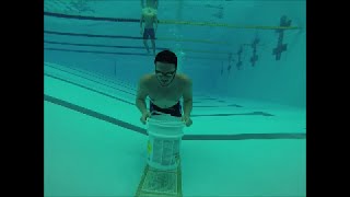 GOPRO 40 LB Underwater Walk Brick Challenge Navy Training screenshot 1