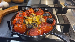 Закуска из Италии 🇮🇹 брускетта#food #еда #рецепты