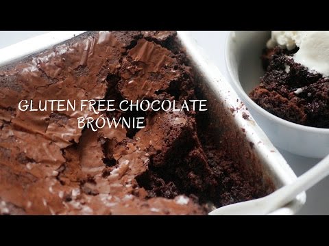 Quick and Easy Gluten Free Chocolate Brownie Recipe - Flourless Chocolate Brownie