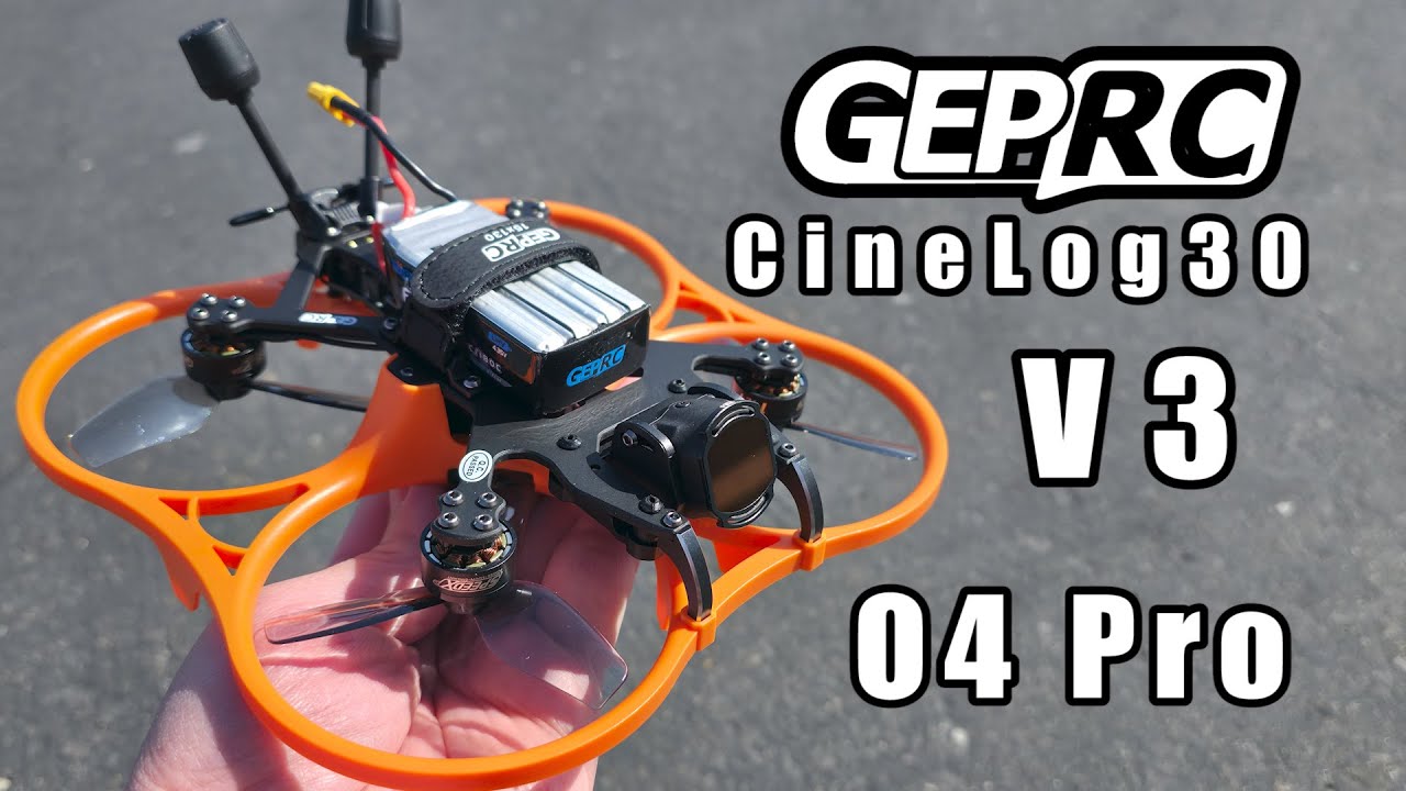 🎥 GEPRC CineLog30 V3 DJI O4 Pro Cinewhoop Review — Video review, click xem trên YouTube