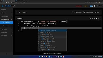 PowerShell Universal Training Course - Dashboards - Dynamic Regions