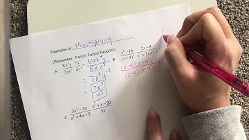 5.4 Lesson--Multiplying Rational Expressions