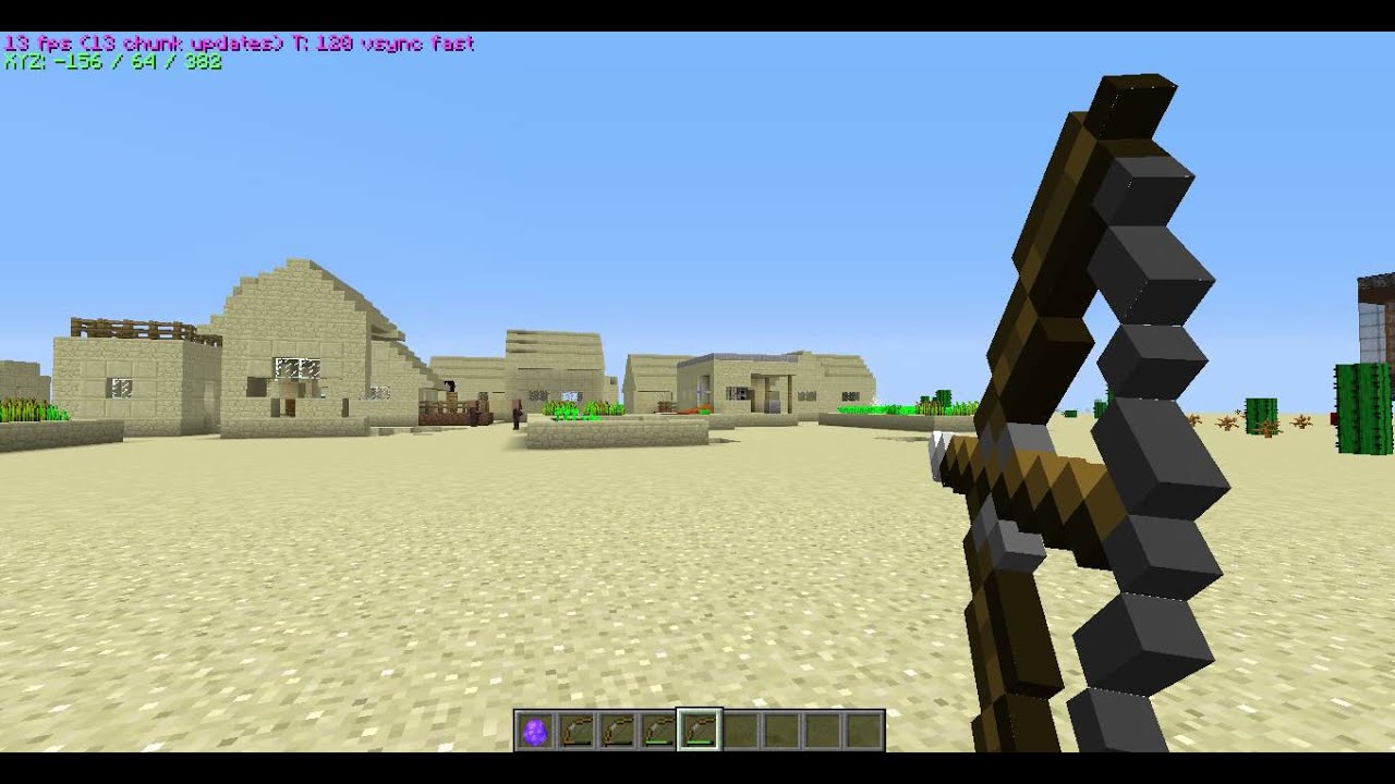Minecraft legendary bow Only one command - YouTube