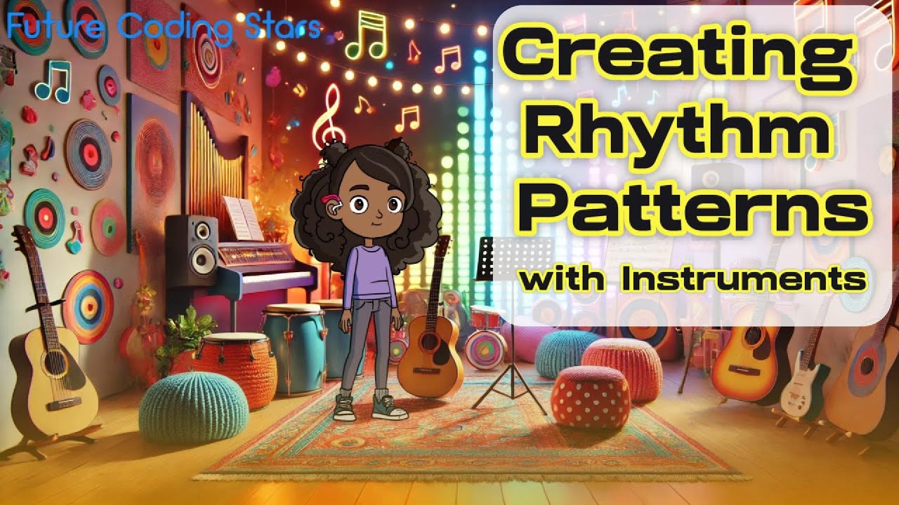 8 - Kids Coding: Create Rhythm Patterns with Instruments! (Fun Music ...