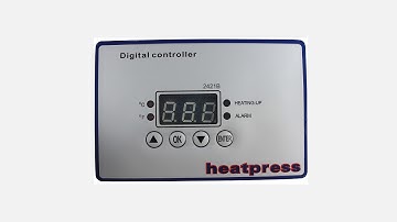 XIN HONG®  Heat Press Digital Panel 2421B Operation Video