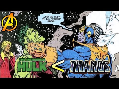 Is Thanos Really Stronger Than The Hulk In Avengers Infinity War