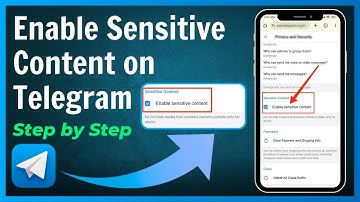 How to Enable Sensitive Content on Telegram Android 2024