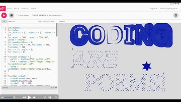 font design + P5.js