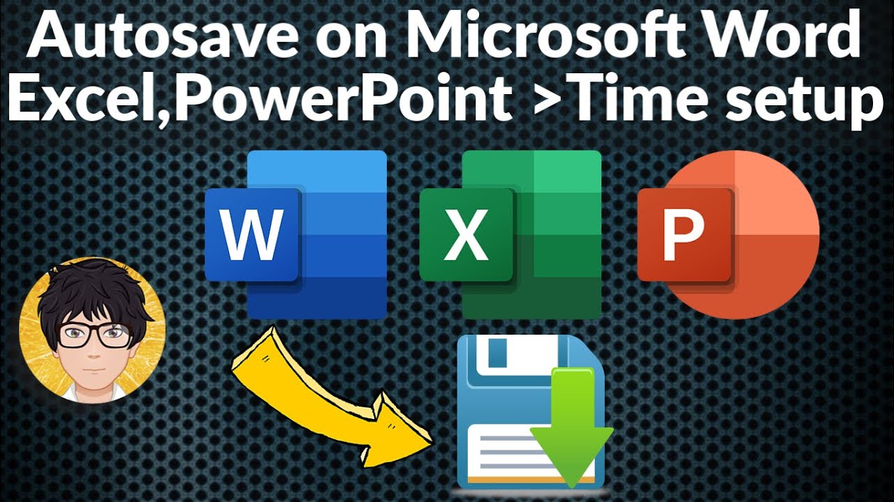 Autosave on word | excel | PowerPoint Time setup | How to | 2020