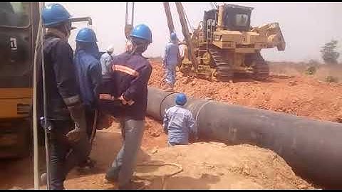 Pipeline Laying on the AKK Gas Pipeline Project, Kaduna, Nigeria