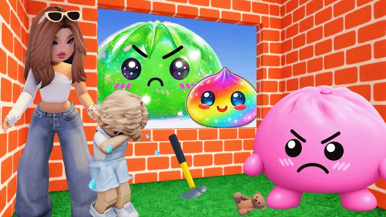 Construye para SOBREVIVIR a los DUMPLING SQUISHY en Roblox