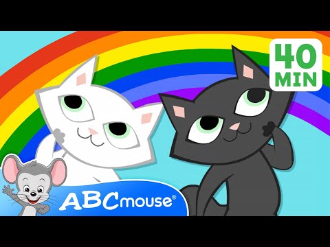 🎨 Learn Colors & More! | ABCmouse 40-Minute Educational Song Compilation for Kids 🎶