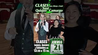 #video CLASES de tango y milonga Susi y Quique Camargo ♦ JUEVES 21-05-2026 ♦ "Tango Camargo" El Beso