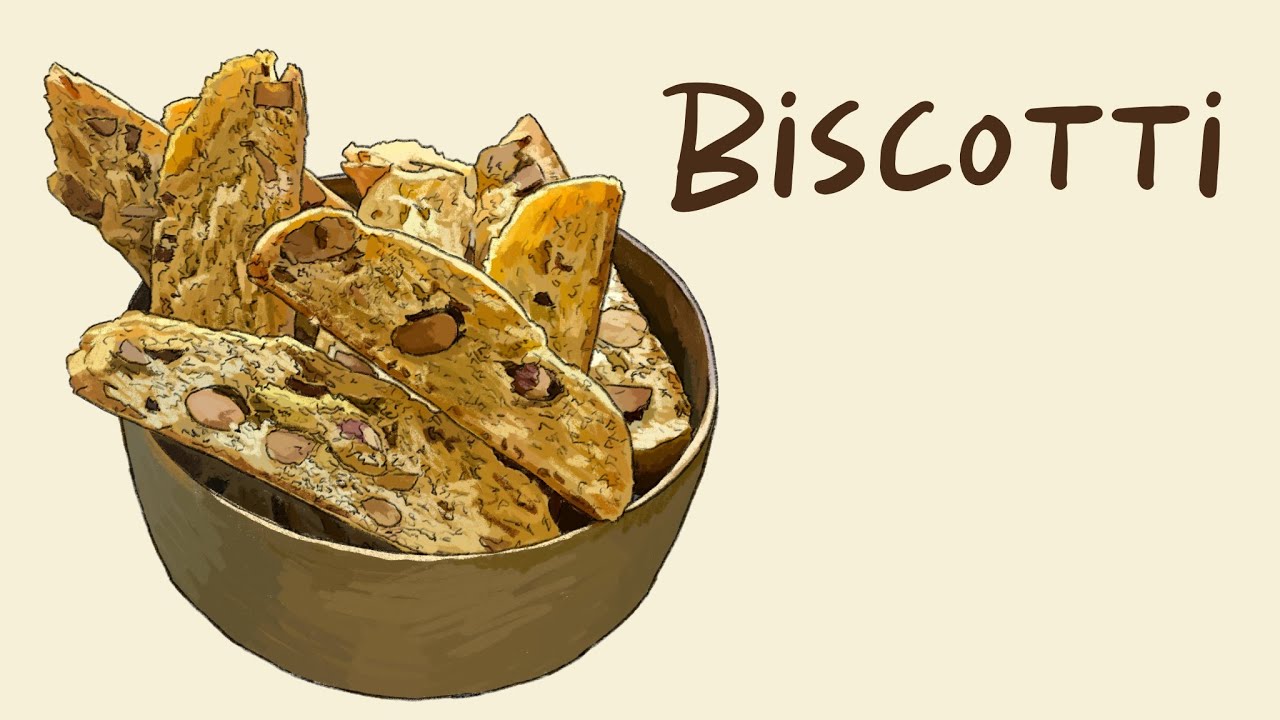 Biscotti recipe twicebaked crunchy cookie YouTube