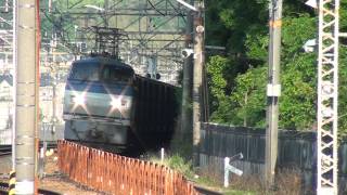 JR貨物 青ワム27両、EF66 111牽引6170レ