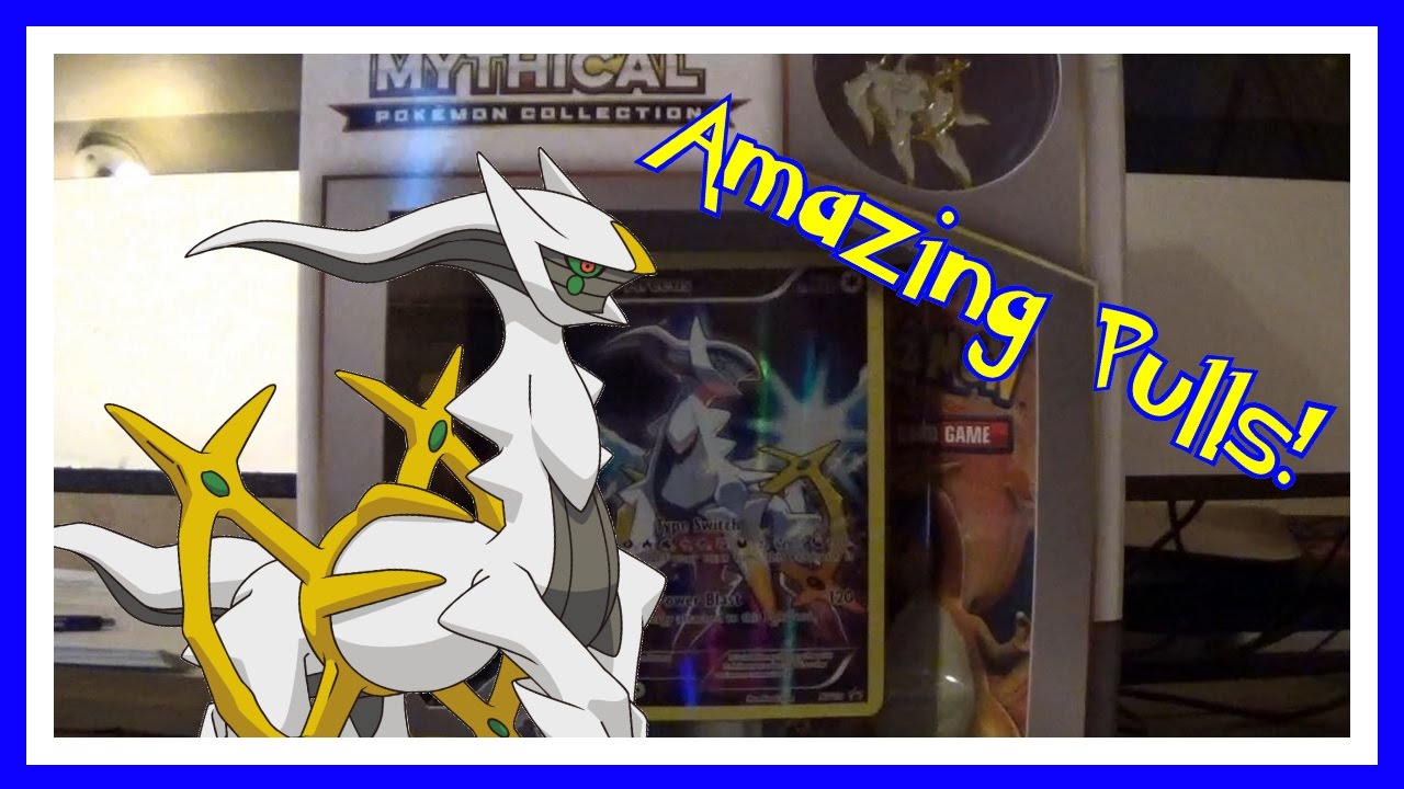 Arceus Mythical Collection Box Opening! (Amazing Pulls!)