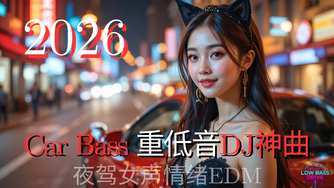Car Bass 重低音DJ神曲 2026 || 夜驾女声情绪EDM • Night Drive Mix • 夜行高速 5首串烧