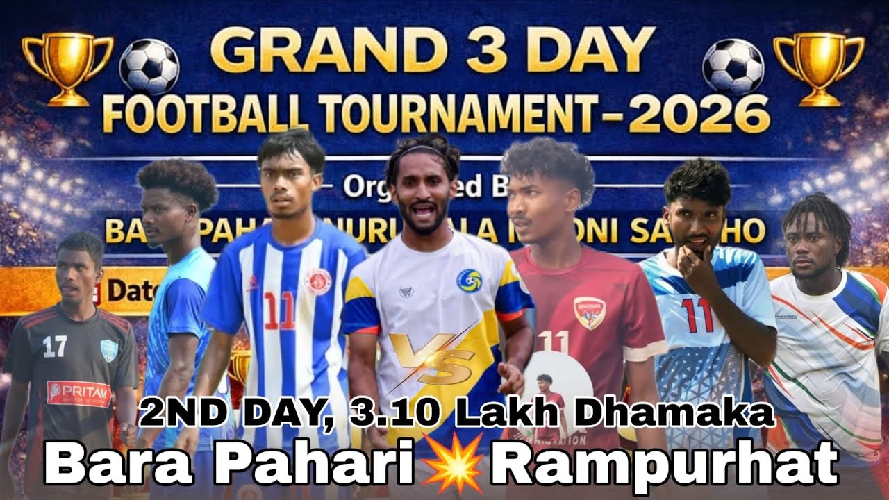 Barapahari Nuruitola Miloni Sangha WB football championship 2026🔴#sports 