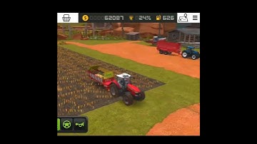 Making Straw From Wheat In Short Field In FS 18 | FS18 Gameplay |Farming Simulator Timelapse #shorts