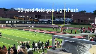 Spring ball game! 38 yard field goal and PAT! screenshot 5
