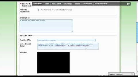 Adding Video and Text Testimonials to Your Website