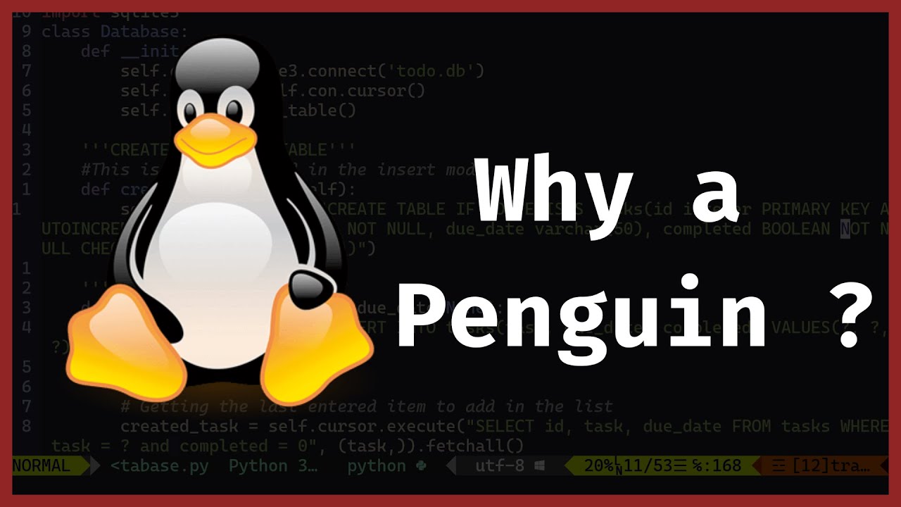 Linus Torvalds: Why Linux Mascot is a Penguin 🐧 ? - YouTube