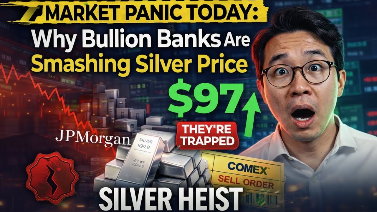 MARKET PANIC TODAY: Why Bullion Banks Are Smashing Silver Price $97 (They’re Trapped)