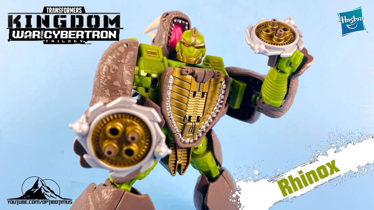 Transformers War for Cybertron Kingdom VOYAGER Class RHINOX Video