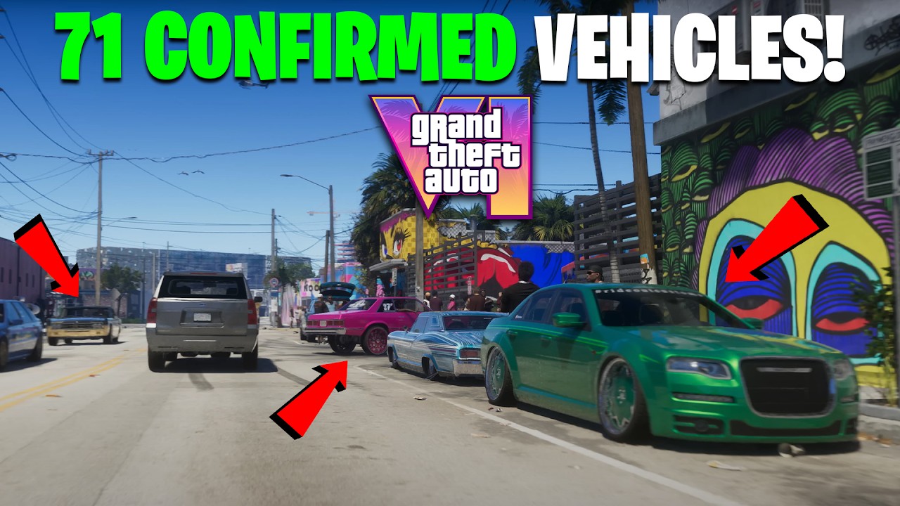 GTA 6 cars & vehicles' list seemingly confirmed by trailer and leaks