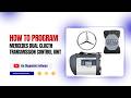 How To Program MERCEDES Dual Clucth Transmission Control Unit | EUROCARTOOL.COM