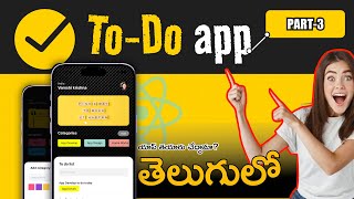 🔴  Telugu lo To-Do app build cheddama?  | Season 1 | Day 6 | Part-3 @vamshi4012 | #todoapp