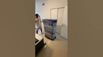 Packing and Wrapping furniture with shrink wrap for moving