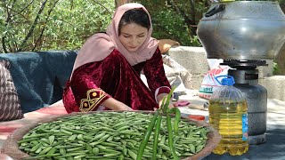 Cooking traditional Afghan food in the village | Afghanistan village life