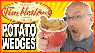 Tim Hortons Potato Wedges w/Chipotle Dipping Sauce Review | KBDProductionsTV