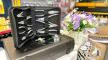 Bộ kìm phe 8 cây ELORA 403S8-100, trong ngoài thẳng cong - Made in Germany