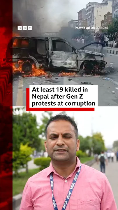 At least 19 killed in protests against corruption in Nepal. #Nepal #BBCNews