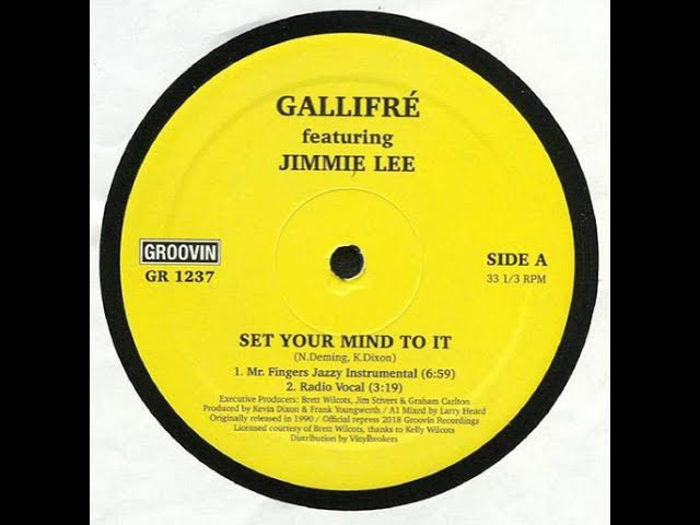 Gallifré ‎– Set Your Mind To It EP