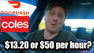 Doordash Australia - Is Being Paid To Shop At Coles Worth It?