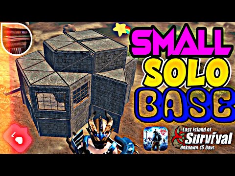 Small Solo Base Design/WallStacking - Tutorial | Last Island of Survival: Unknown 15 Days | KimKaT ✓