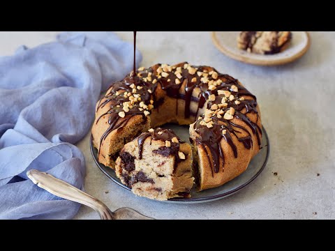 Vegan Zebra Bundt Cake