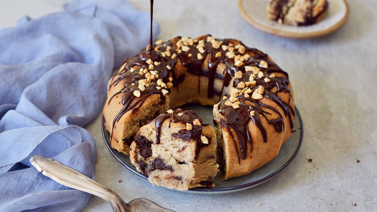 Marble Bundt Cake Vegan Banana Chocolate Bread Instant Pot Teacher