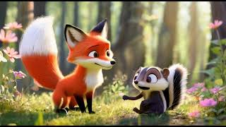 Cartoon Fox and Skunk Ai animated videos @Luma screenshot 2